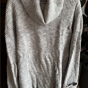 Neon Buddha Gray Cowl Neck Tunic